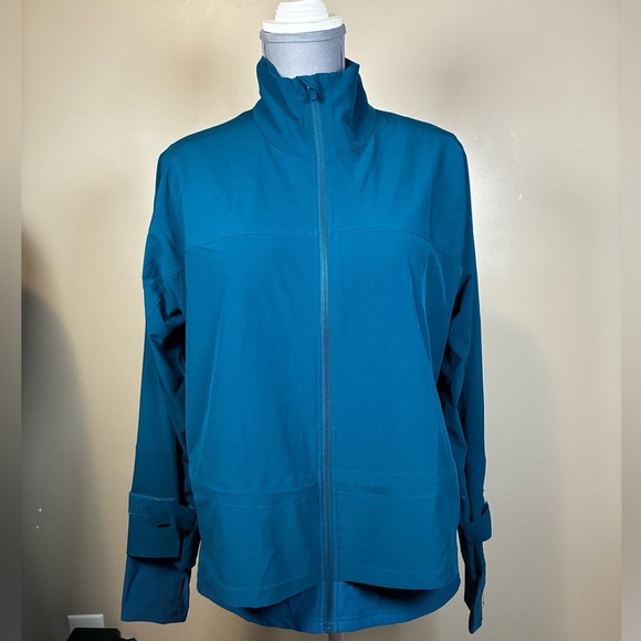 Sweaty Betty [ Medium ] Fast Lane Running Jacket in Lightning Blue Athletic - Picture 1 of 11